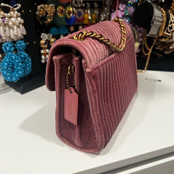 Authentic Coach Bag - Parker 18 With Quilting And Rivets - Picture 3 of 5